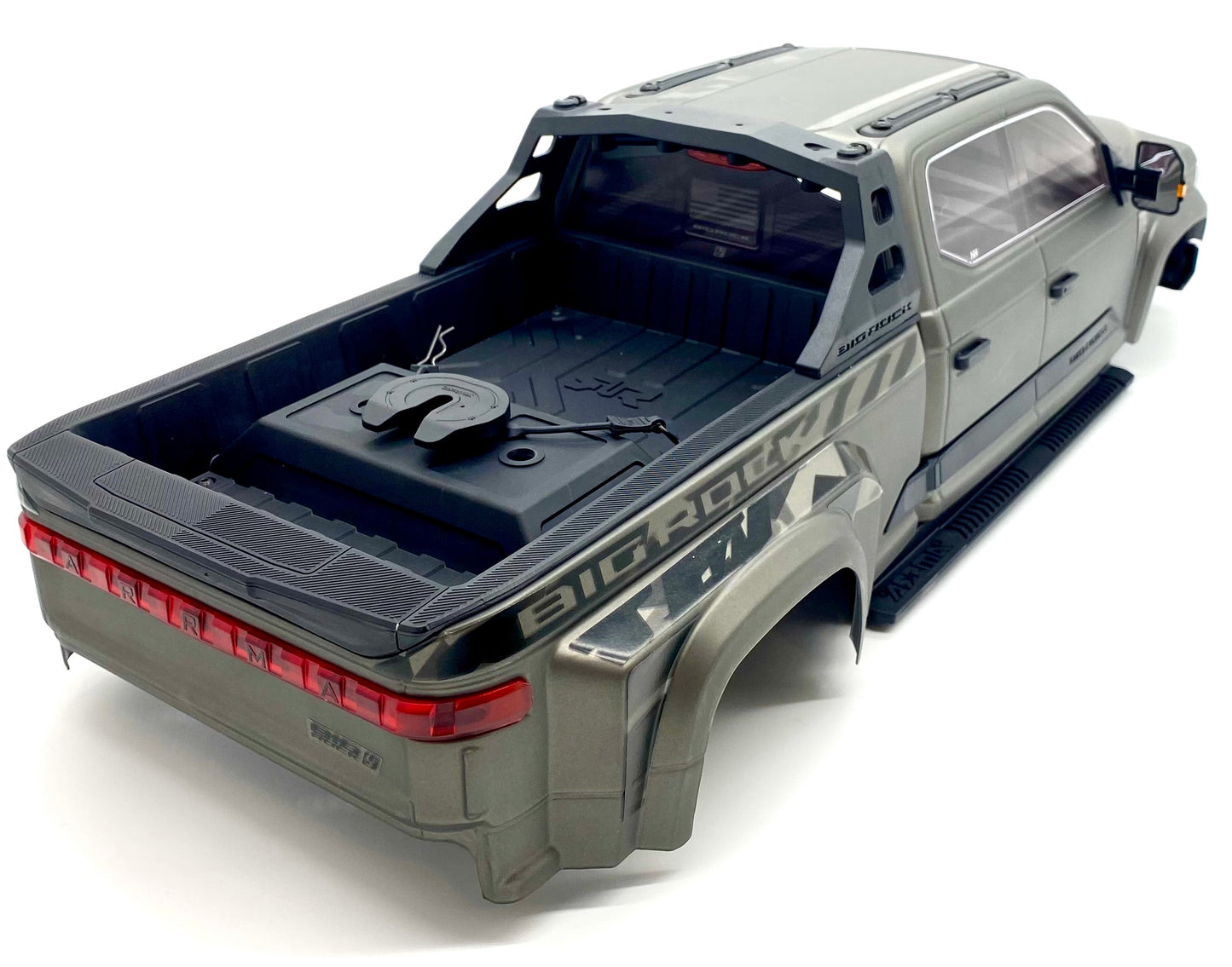 Arrma BIG ROCK 6s - BODY, Gunmetal, painted w/accessories ARA7612