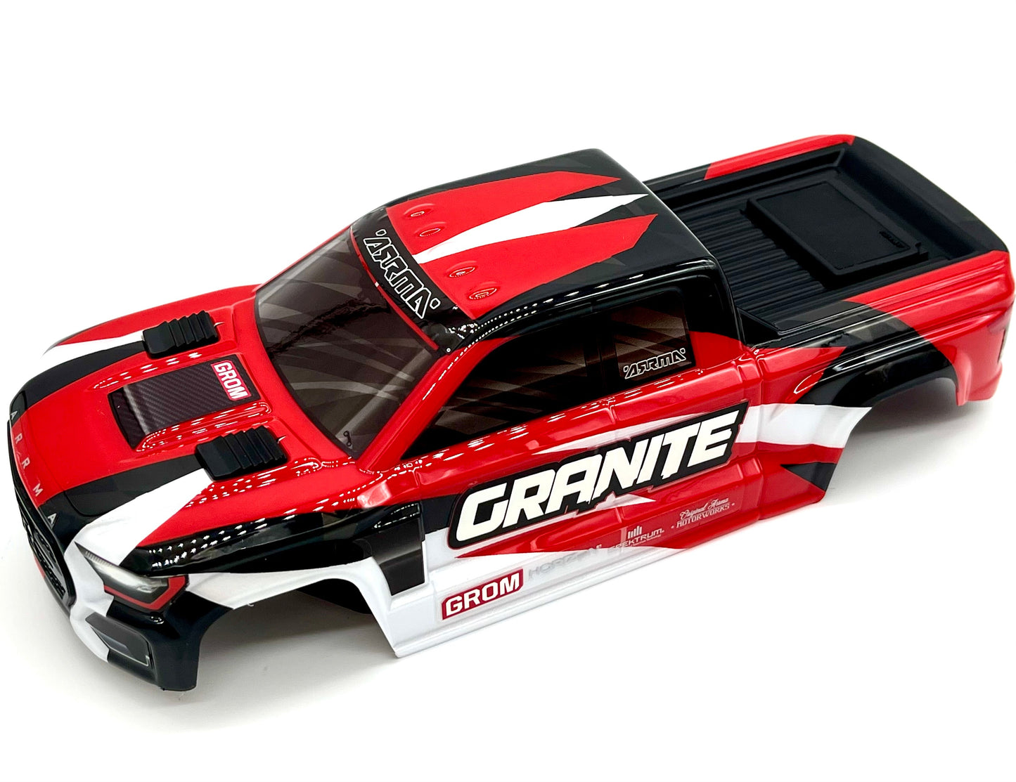 Arrma GRANITE GROM mega 4x4 - Body Shell (RED camo) cover ARA2102