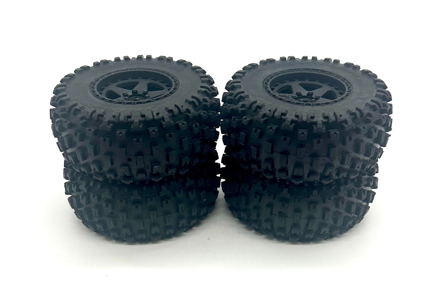 Arrma FURY 223s 2wd - Tires (DBOOTS 'FORTRESS SC' Tire Set Glued, Black ARA3521T2