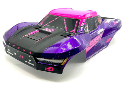 Arrma FURY 223s 2wd - Body Shell (PURPLE/Pink 1/10 FURY Painted Decaled Trimmed Body Set ARA3521T2