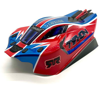 Arrma TYPHON 4x4 223s - Body Shell (Red painted clipless ARA4306V4)