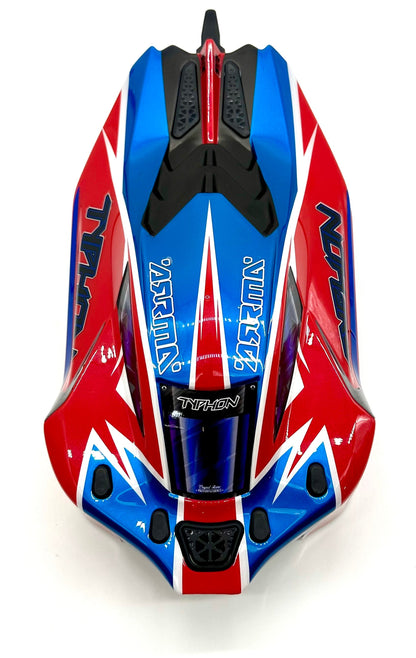 Arrma TYPHON 4x4 223s - Body Shell (Red painted clipless ARA4306V4)