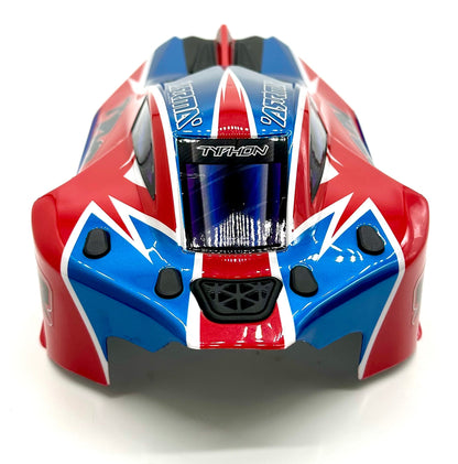 Arrma TYPHON 4x4 223s - Body Shell (Red painted clipless ARA4306V4)
