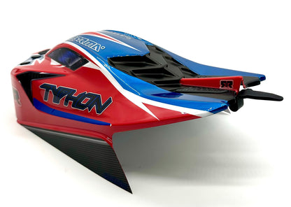 Arrma TYPHON 4x4 223s - Body Shell (Red painted clipless ARA4306V4)