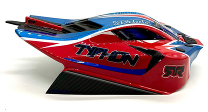 Arrma TYPHON 4x4 223s - Body Shell (Red painted clipless ARA4306V4)