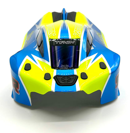 Arrma TYPHON 4x4 223s - Body Shell (Blue painted clipless ARA4306V4)