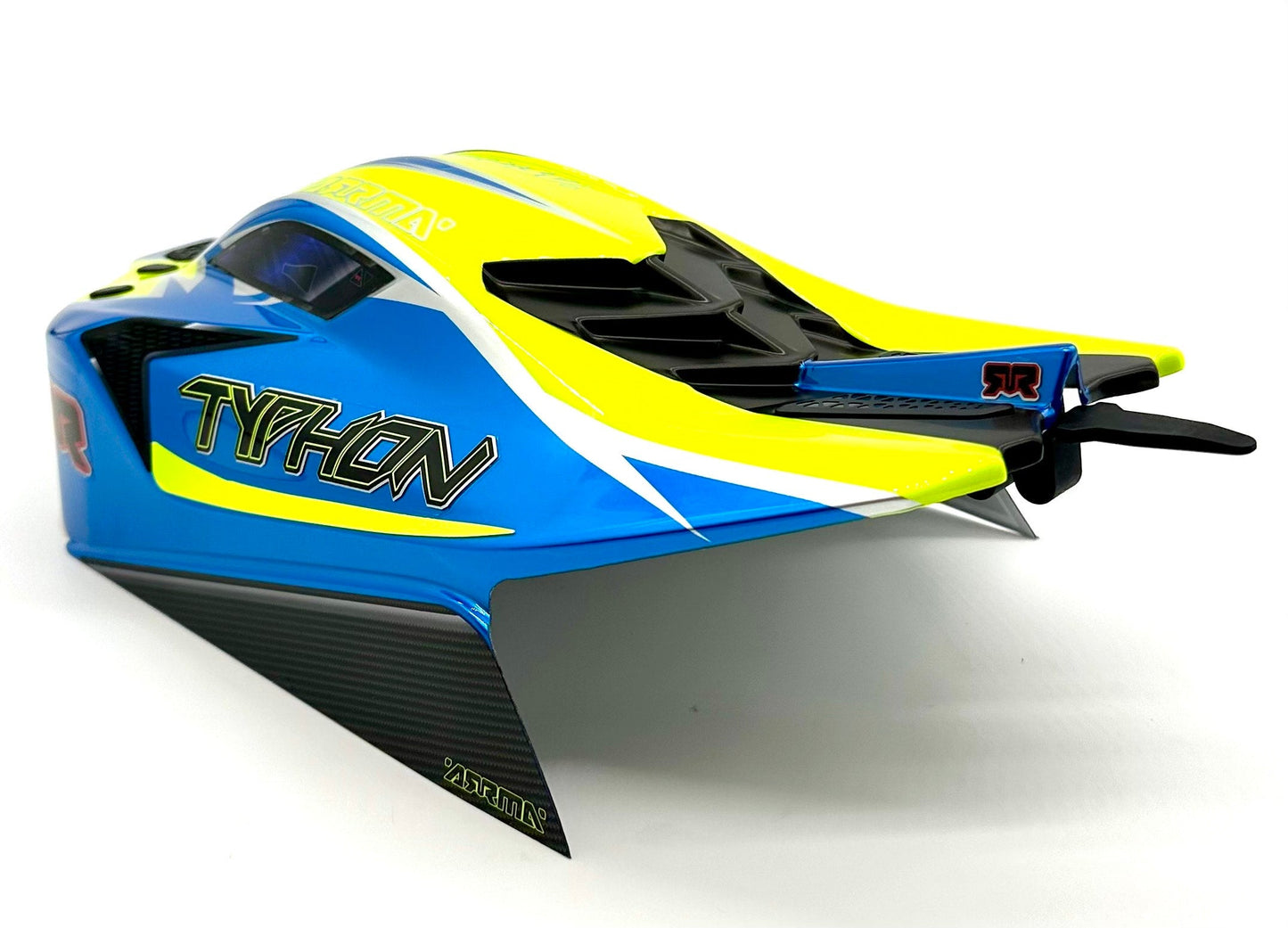 Arrma TYPHON 4x4 223s - Body Shell (Blue painted clipless ARA4306V4)