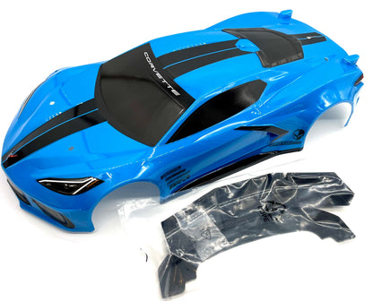 Arrma FELONY 6s - Body Shell (BLUE painted corvette c8 PRM157713 cover ARA7617V2