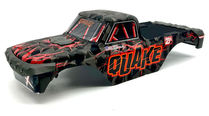 Arrma QUAKE 2wd - BODY (Red) assembled painted cover shell ARA3537