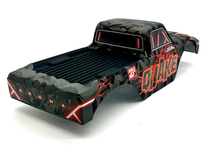 Arrma QUAKE 2wd - BODY (Red) assembled painted cover shell ARA3537