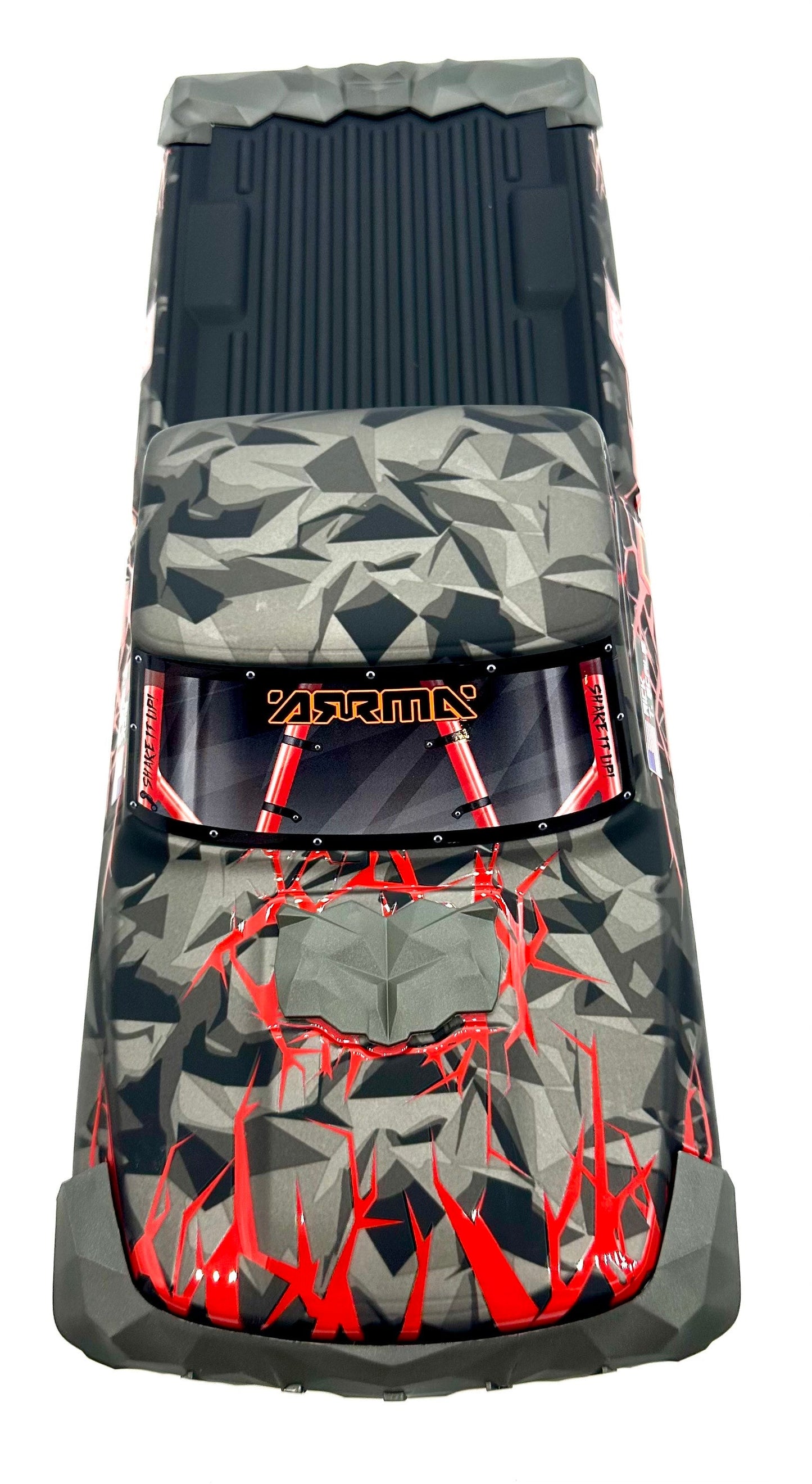 Arrma QUAKE 2wd - BODY (Red) assembled painted cover shell ARA3537