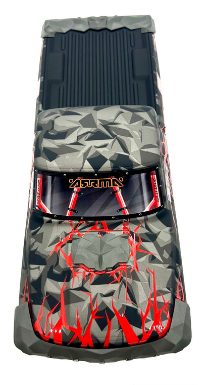 Arrma QUAKE 2wd - BODY (Red) assembled painted cover shell ARA3537