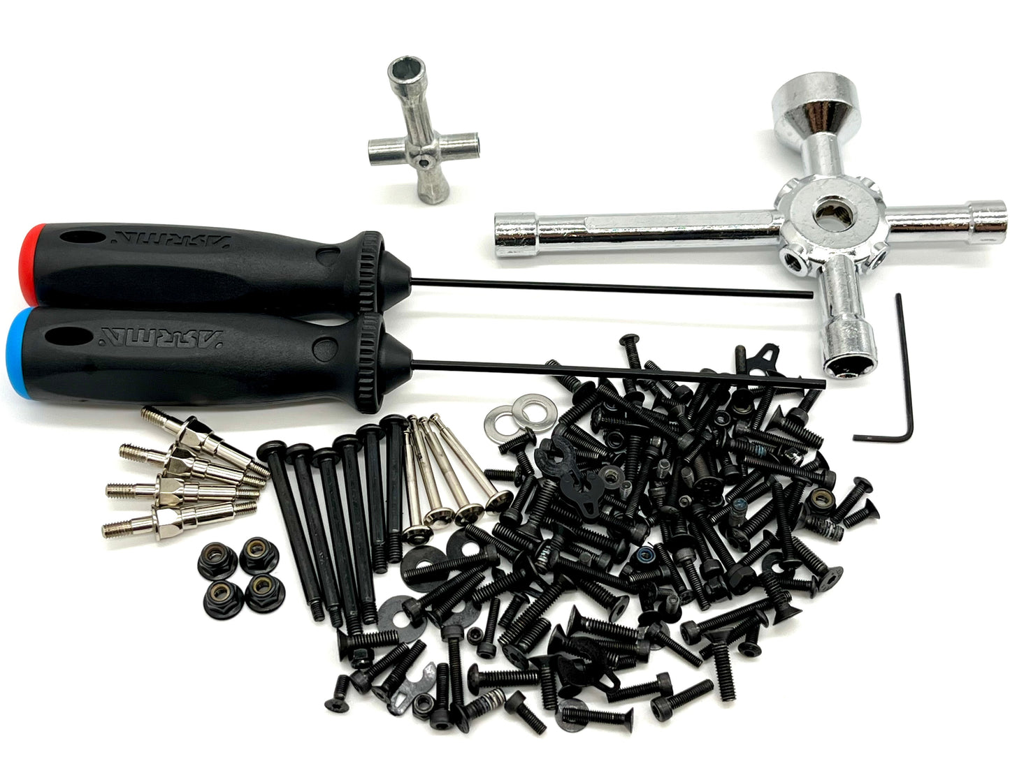 Arrma NOTORIOUS 6s V6 BLX - SCREWS & Tools hardware nuts T-wrench ARA8611V6