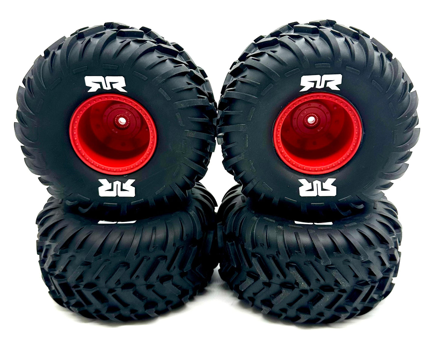 Arrma QUAKE 2wd - Tires (Red) DBOOTS Cut Chevron MT (4) ARA3537
