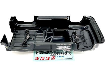 Arrma NOTORIOUS 6s V6 BLX - Body Shell (BLACK polycarbonate outcast cover ARA8611V6