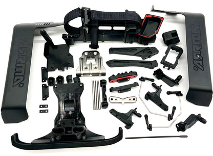 Arrma NOTORIOUS 6s V6 BLX - Side Guards, Battery Tray, Chassis Braces ARA8611V6