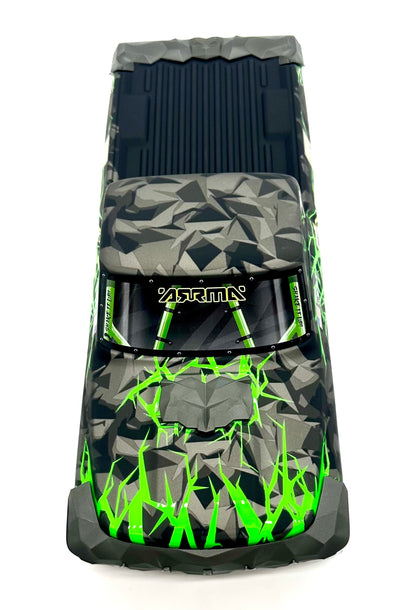 Arrma QUAKE 2wd - BODY (Green) assembled painted cover shell ARA3537