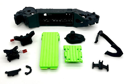 Arrma QUAKE 2wd - Chassis (Green LWB right left halves mega ARA3537