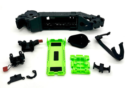 Arrma QUAKE 2wd - Chassis (Green LWB right left halves mega ARA3537