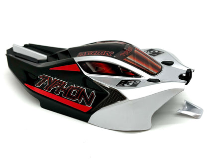 Arrma TYPHON GROM BLX - Body Shell (Black Silver Red) ARA-1563 cover ARA2306