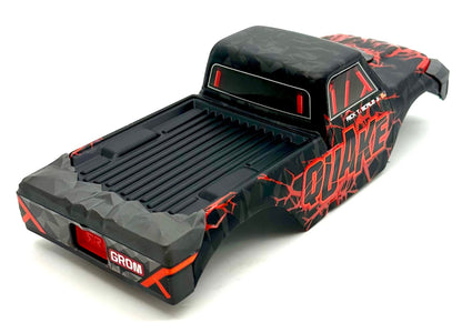 Arrma QUAKE GROM mega 4x4 - Body Shell (RED) cover ARA2137