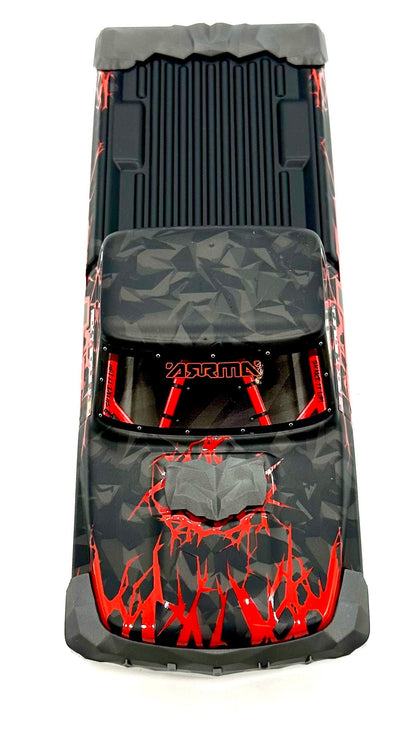 Arrma QUAKE GROM mega 4x4 - Body Shell (RED) cover ARA2137