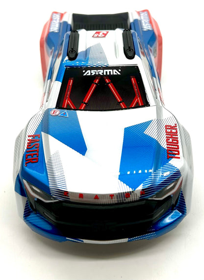 Arrma MINI KRATON 3S - Body Shell RED/BLUE) cover ARA2508S
