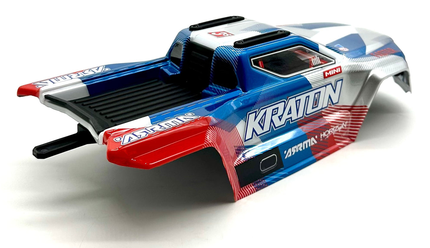 Arrma MINI KRATON 3S - Body Shell RED/BLUE) cover ARA2508S