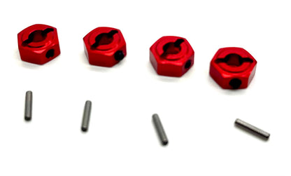 Arrma MINI KRATON 3S - Wheel Hex, aluminum 12mm (RED) typhon ARA2508S