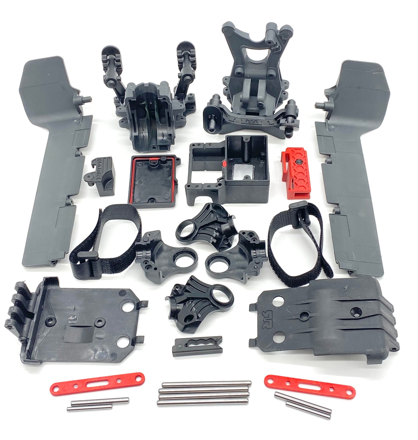 Arrma VORTEKS 4x4 3s BLX - Side Guards, Towers Mounts Bulkhead Bumpers ARA4305V3