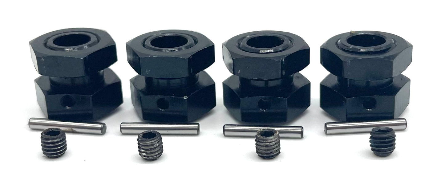 Arrma BIG ROCK 6s - 17mm Hex Hubs (nuts Wheel black ARA7612