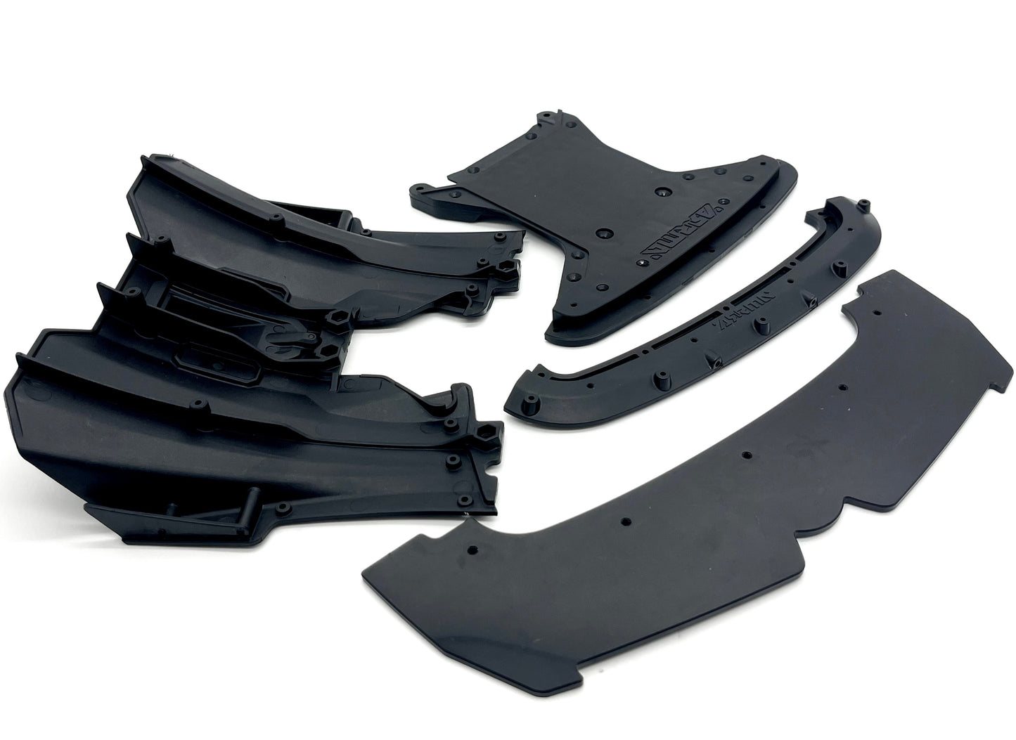 Arrma LIMITLESS 120 8s - FRONT BUMPER mount splitter skid & diffuser ARA7816
