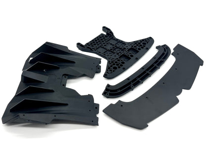 Arrma LIMITLESS 120 8s - FRONT BUMPER mount splitter skid & diffuser ARA7816