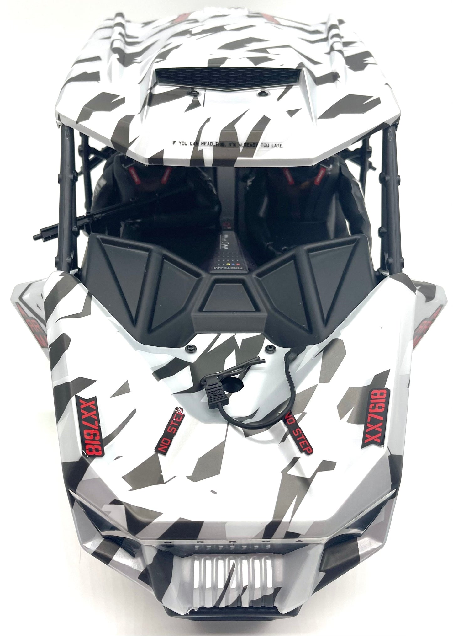 Arrma FIRETEAM 6s BLX  - Roll Cage, Body Panels and Guards (White Camo ARA7618