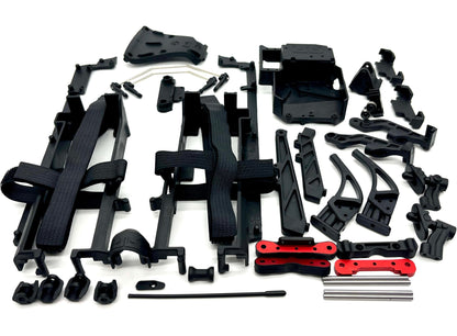 Arrma LIMITLESS 120 8s - Battery Tray Sway Bars Diffuser support brace pin ARA7816