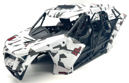 Arrma FIRETEAM 6s BLX  - Roll Cage, Body Panels and Guards (White Camo ARA7618