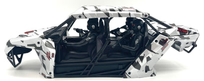 Arrma FIRETEAM 6s BLX  - Roll Cage, Body Panels and Guards (White Camo ARA7618