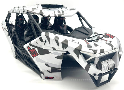 Arrma FIRETEAM 6s BLX  - Roll Cage, Body Panels and Guards (White Camo ARA7618