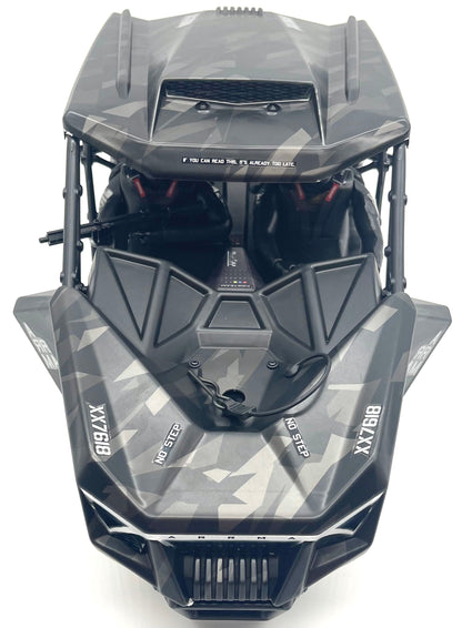 Arrma FIRETEAM 6s BLX  - Roll Cage, Body Panels and Guards (Black Camo ARA7618