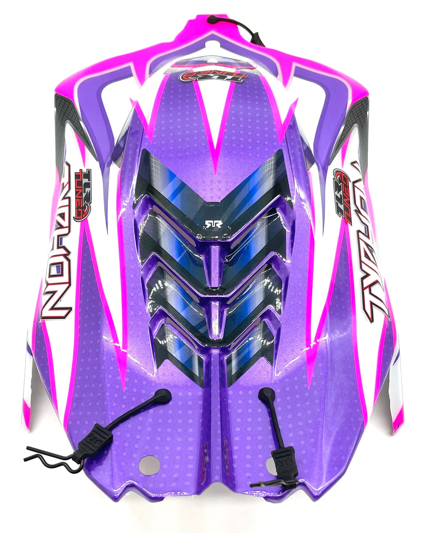 Arrma Typhon TLR - BODY Shell (6s Pink/Purple polycarbonate cover & Pins ARA8406