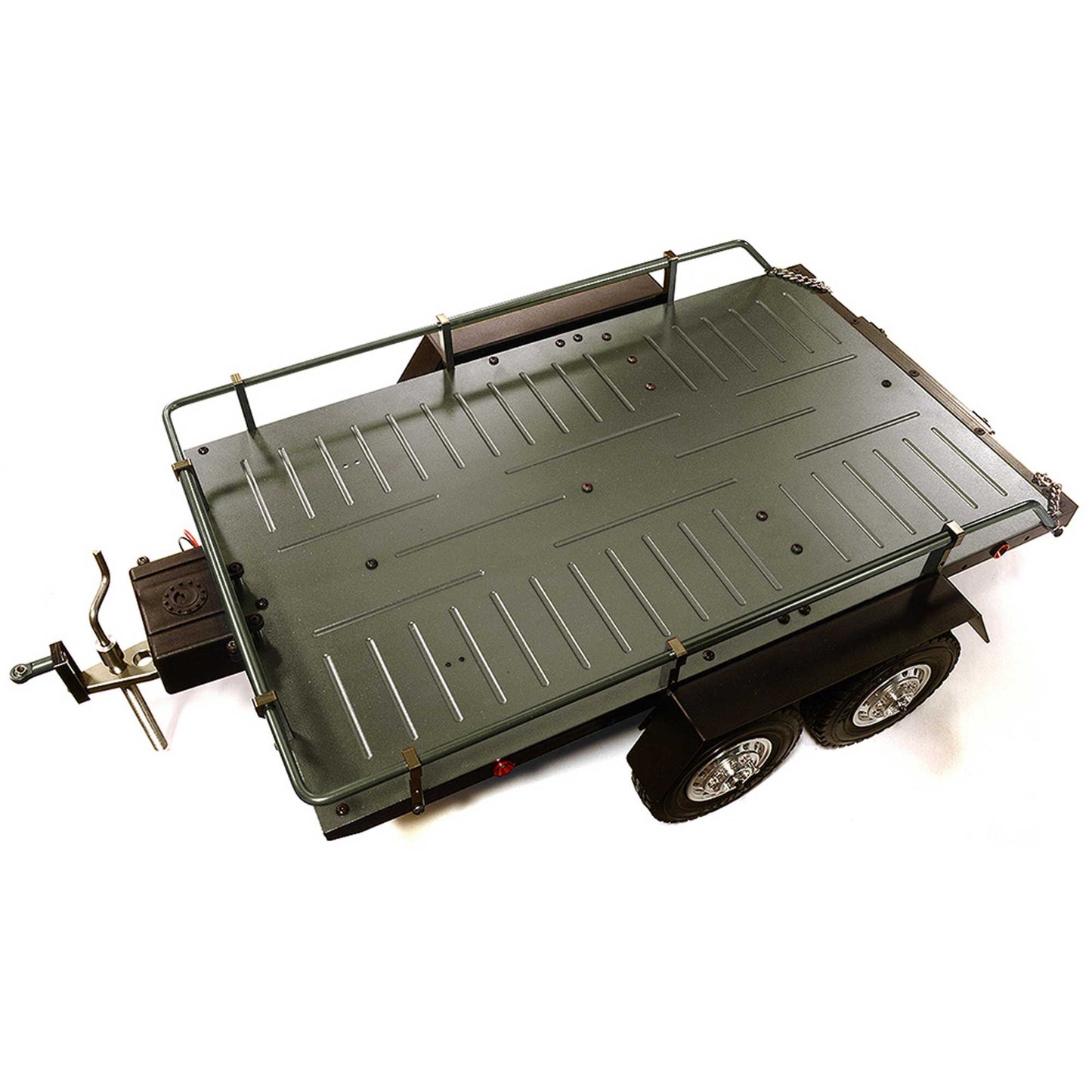 Integy Alloy Flatbed Dual Axle Car Trailer-1/10 RC Gun