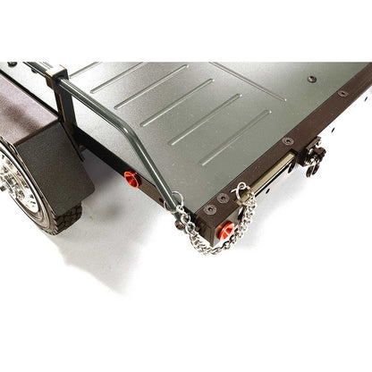 Integy Alloy Flatbed Dual Axle Car Trailer-1/10 RC Gun