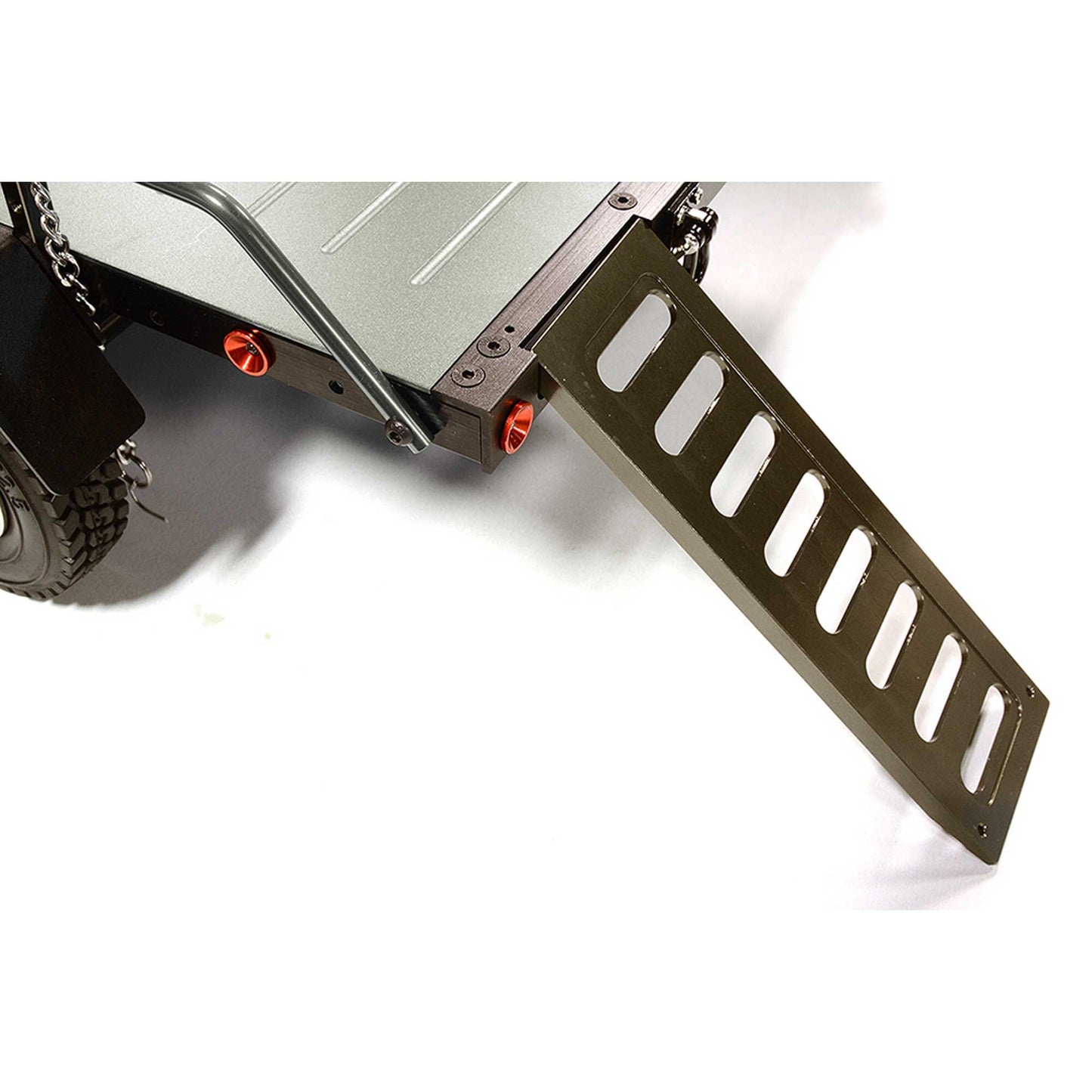 Integy Alloy Flatbed Dual Axle Car Trailer-1/10 RC Gun