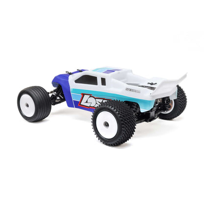 Losi 1/18 Mini-T 2.0 2S 2WD RTR Brushless Stadium Truck (Battery & Charger included) Blue