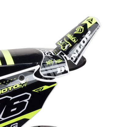 Losi Promoto-SM 1/4 Super Moto Motorcycle, FXR, White: RTR Basic