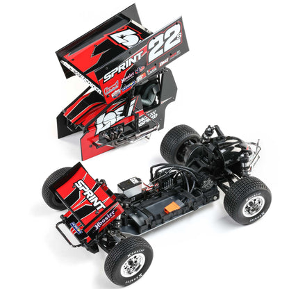 22S Sprint, RTR with Battery and Charger, Red: 1/10 2WD