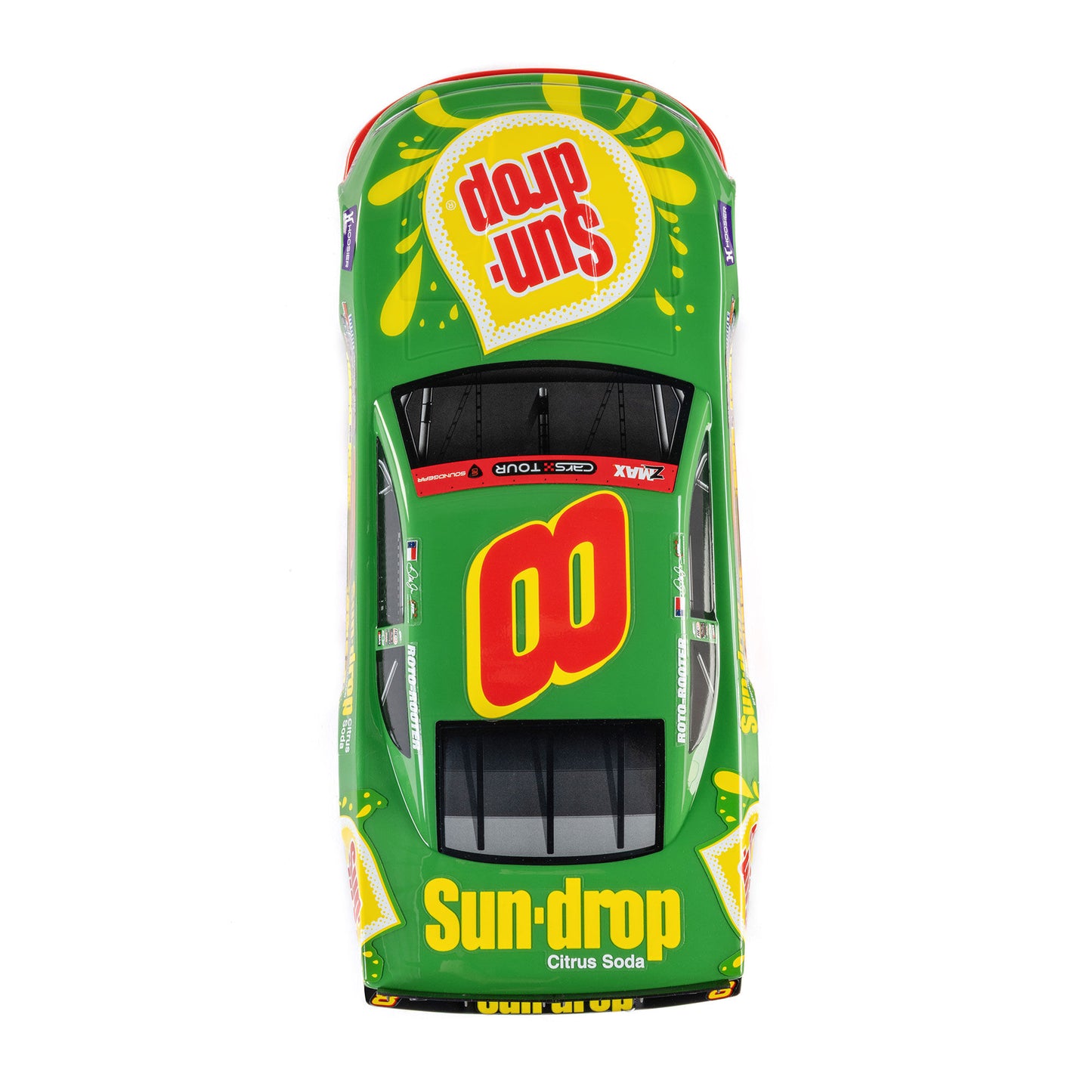 Losi 1/12 Asphalt Late Model RC Race Car Dale Earnhardt Jr. No. 8 2025 Sun Drop Chevrolet ZL1 2S AWD On-Road (Battery & Charger Included), Green