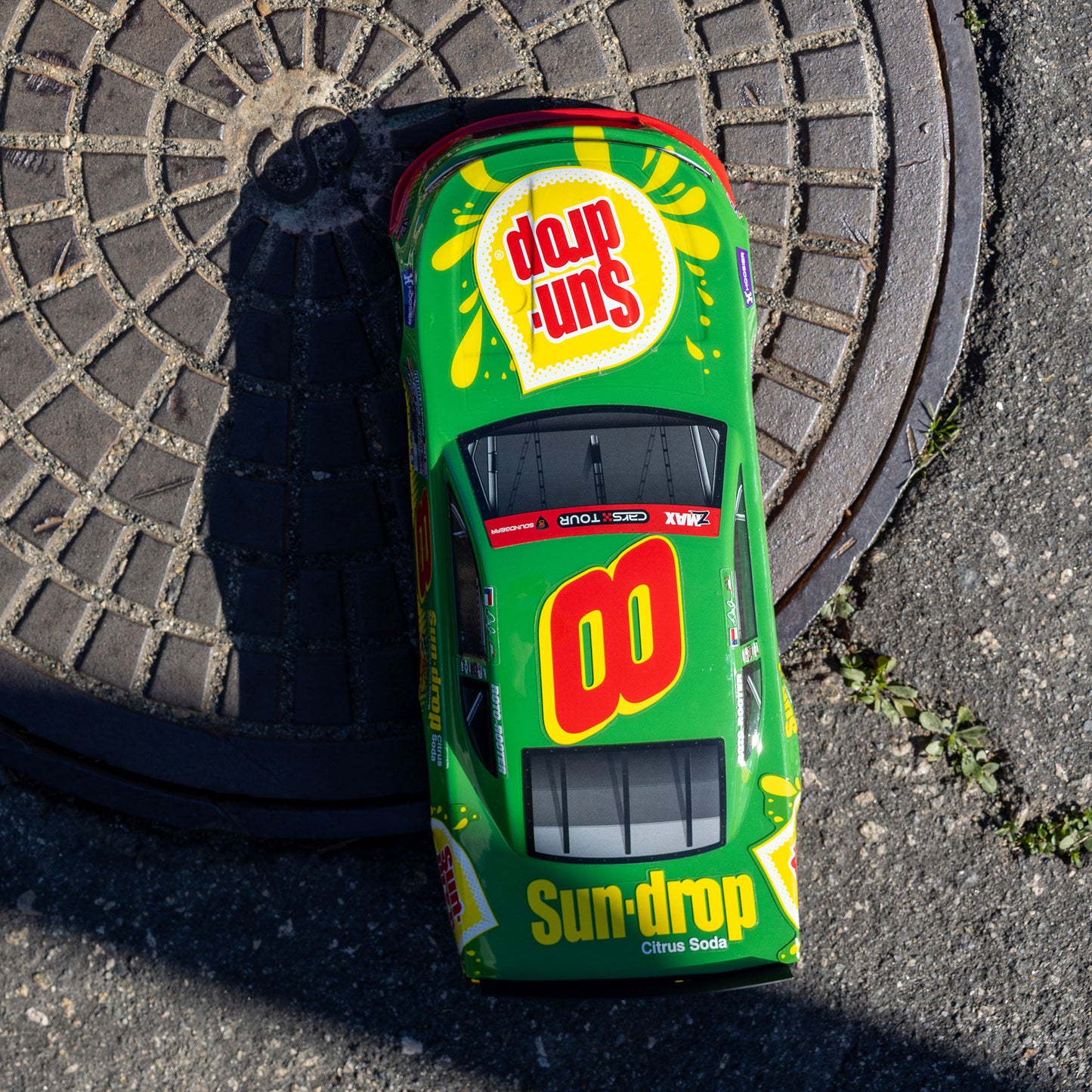 Losi 1/12 Asphalt Late Model RC Race Car Dale Earnhardt Jr. No. 8 2025 Sun Drop Chevrolet ZL1 2S AWD On-Road (Battery & Charger Included), Green