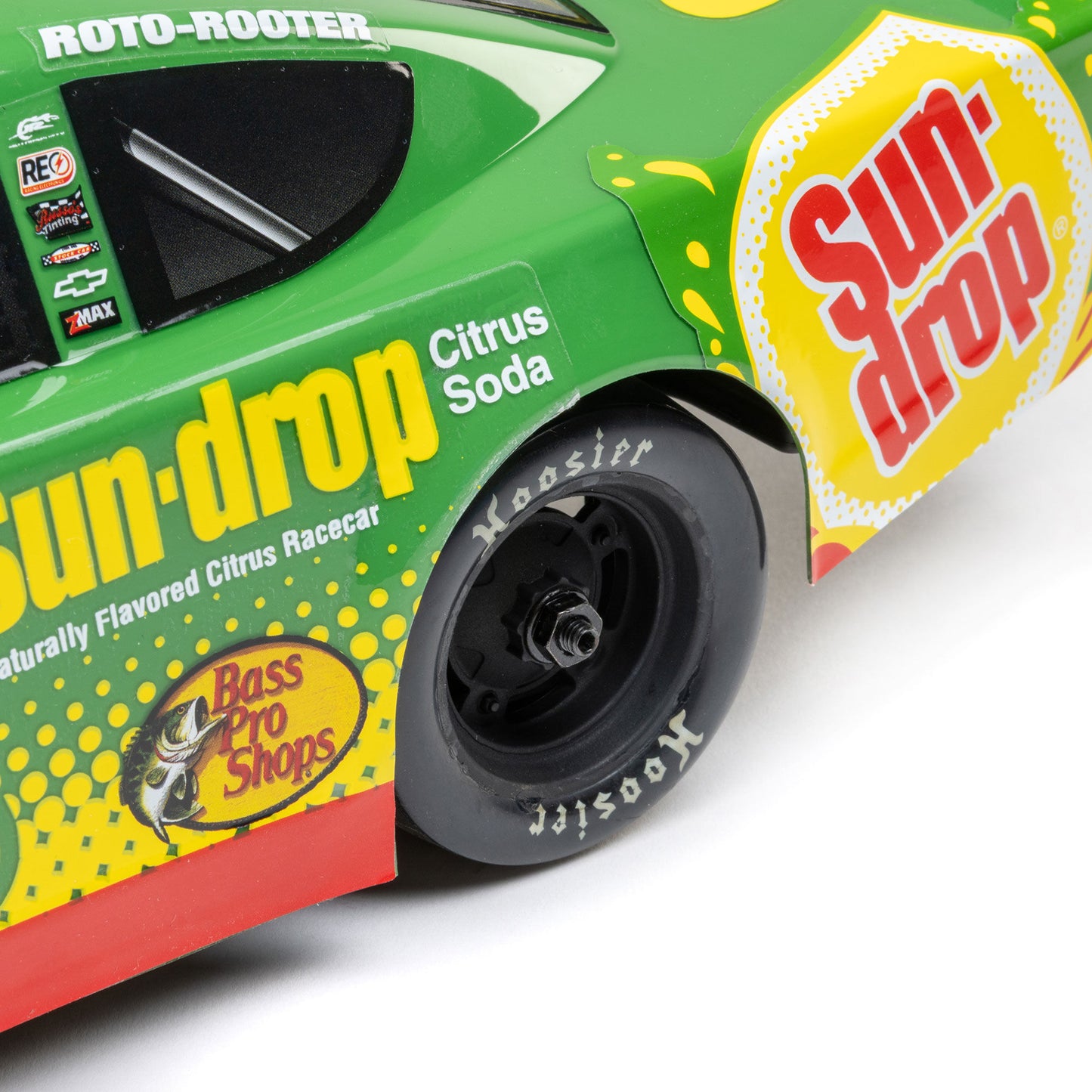 Losi 1/12 Asphalt Late Model RC Race Car Dale Earnhardt Jr. No. 8 2025 Sun Drop Chevrolet ZL1 2S AWD On-Road (Battery & Charger Included), Green