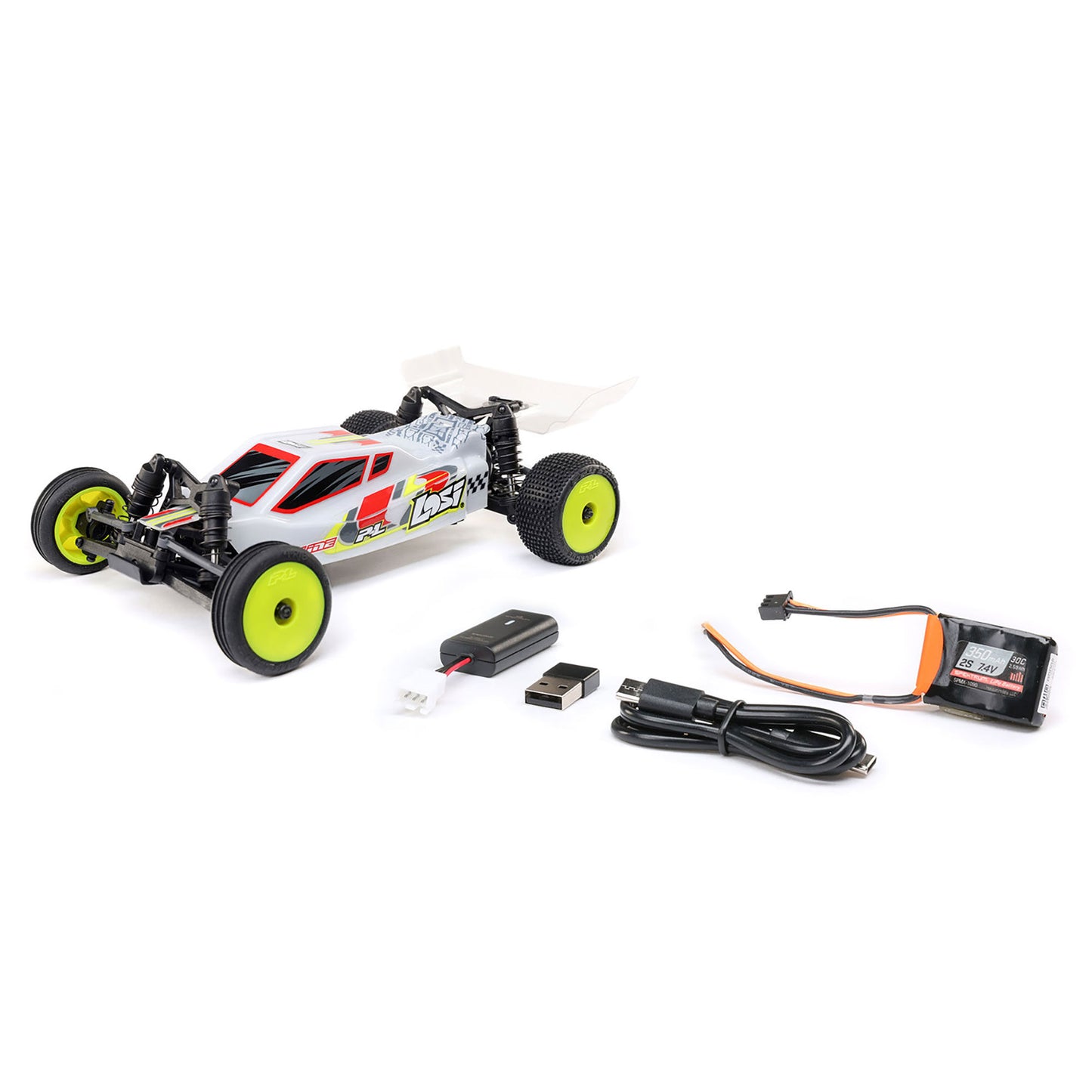 Micro-B 2WD Buggy White RTR